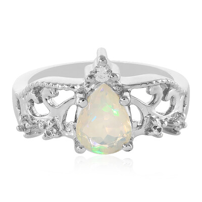 Anello in argento con Opale di Welo