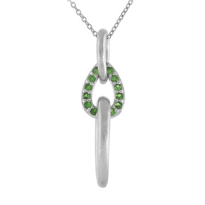Collana in argento con Tsavorite