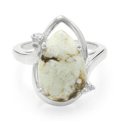 Anello in argento con Magnesite