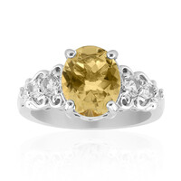 Anello in argento con Citrino