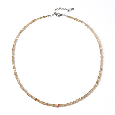 Collana in argento con Zircone Zafferano