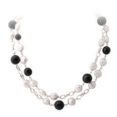 Collana in argento con Agata