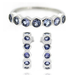 Parure in argento con Tanzanite