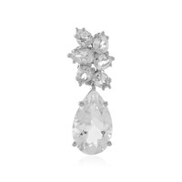 Ciondolo in argento con Quarzo Bianco
