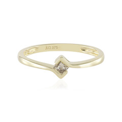 Anello in oro con Diamante Cioccolato I2