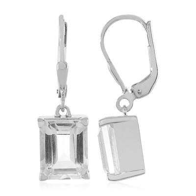 Orecchini in argento con Quarzo Bianco