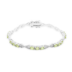 Bracciale in argento con Peridoto