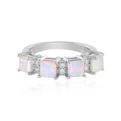 Anello in argento con Opale di Welo