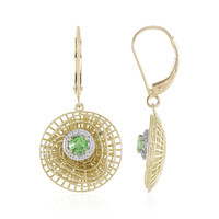 Orecchini in oro con Tsavorite del Kenya (Ornaments by de Melo)