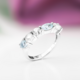 Anello in argento con Pietra di Luna Blu (KM by Juwelo)