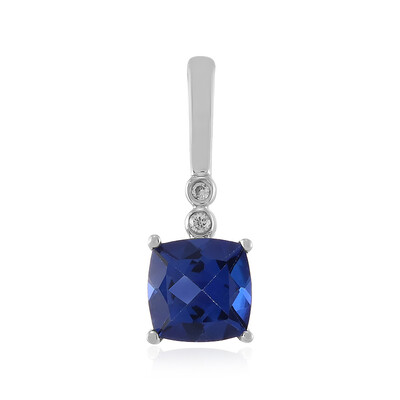 Ciondolo in argento con Topazio Blu Royal