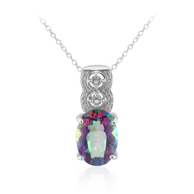 Collana in argento con Quarzo Mistico
