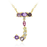 Collana in argento con Ametista Zambiana