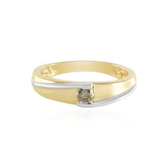 Anello in argento con Diamante Cioccolato I2