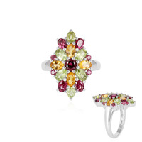 Anello in argento con Citrino
