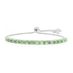 Bracciale in argento con Tsavorite