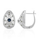 Orecchini in argento con Zaffiro Blu (Annette classic)