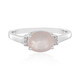 Anello in argento con Quarzo Rosa