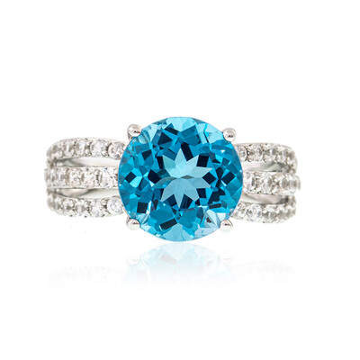 Anello in argento con Topazio Marambaia