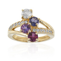 Anello in argento con Iolite