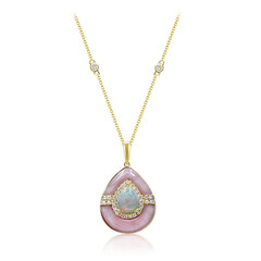 Collana in oro con Opale di Welo AAA (CIRARI)