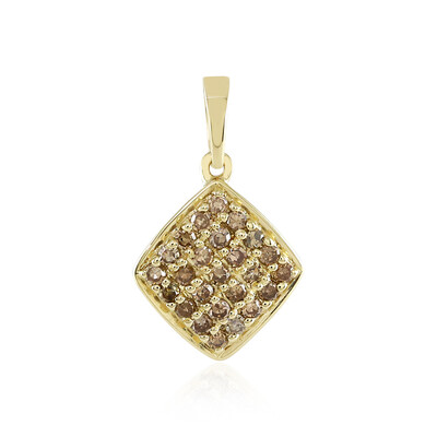 Ciondolo in oro con Diamante Champagne I3