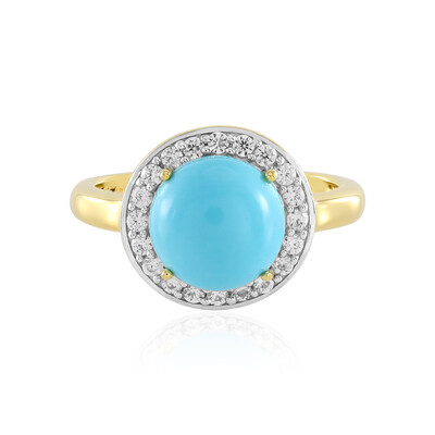 Anello in argento con Turchese Sleeping Beauty