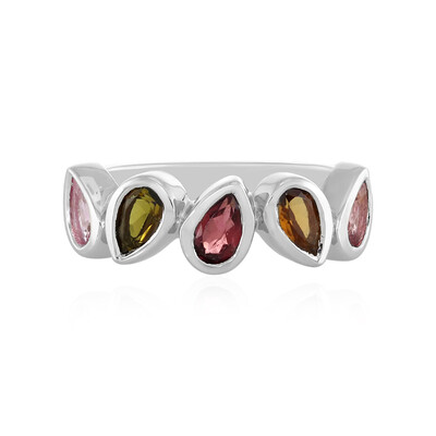 Anello in argento con Tormalina