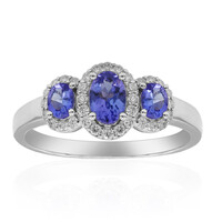 Anello in oro con Tanzanite AAA