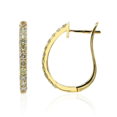 Orecchini in oro con Diamante Fancy SI2 (CIRARI)