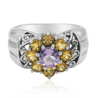 Anello in argento con Ametista