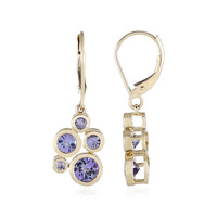Orecchini in oro con Tanzanite (KM by Juwelo)