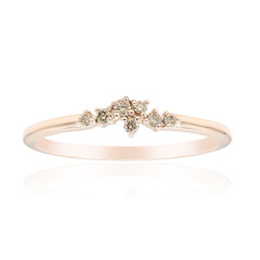 Anello in oro con Diamante Rose de France SI1 di Argyle