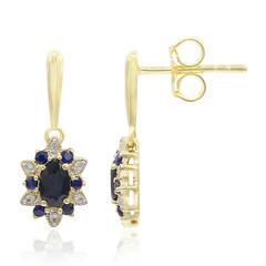 Orecchini in oro con Zaffiro Blu