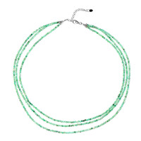 Collana in argento con Smeraldo Socoto
