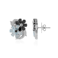 Orecchini in argento con Spinello Nero (Dallas Prince Designs)
