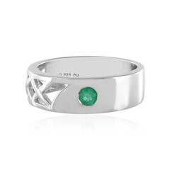 Anello in argento con Smeraldo Colombiano (de Melo)