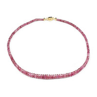 Collana in oro con Tormalina Rosa