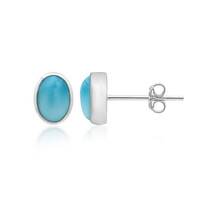 Orecchini in argento con Larimar
