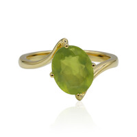 Anello in oro con Opale Verde Brasiliano (Tenner Diniz)