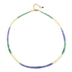 Collana in argento con Tanzanite