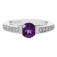 Anello in argento con Ametista Uruguay