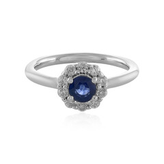 Anello in argento con Zaffiro Blu