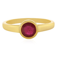 Anello in argento con Rubino del Madagascar