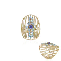 Anello in oro con Tanzanite (Ornaments by de Melo)