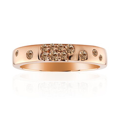 Anello in oro con Diamante Rose de France SI1 di Argyle