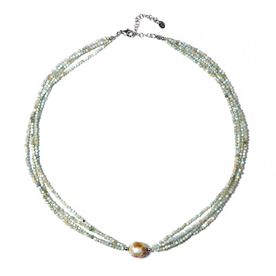 Collana in argento con Perla Akoya