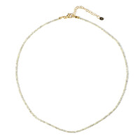 Collana in argento con Diamante Verde