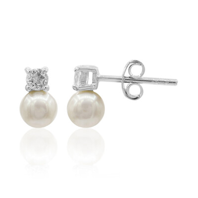 Orecchini in argento con Perla di Acqua Dolce