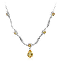 Collana in argento con Citrino